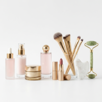 Cosmetic products on white backg… 202607110328