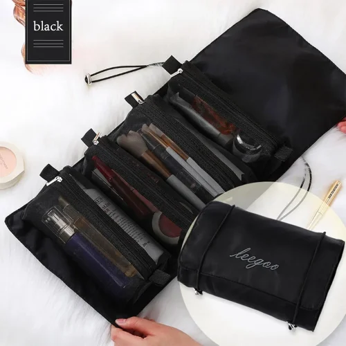 حقيبة مكياج فاخرة بتصميم عصري