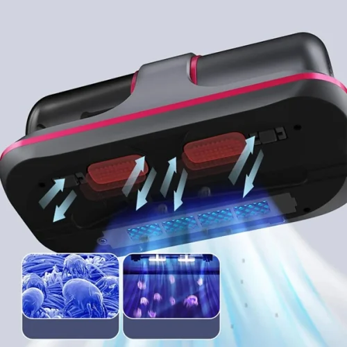 مكنسة يدوية صغيرة بتصميم